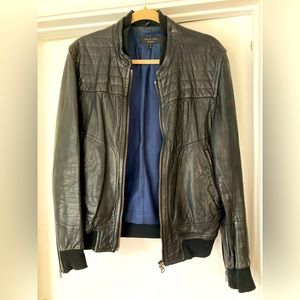 Rag & Bone Genuine Lamb’s Leather Jacket